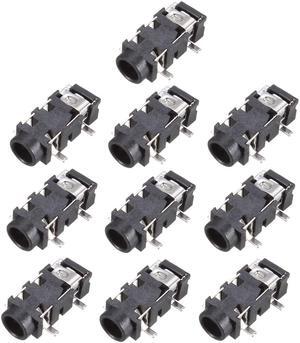 3.5 mm Audio Jack Connector PCB Mount Female Socket 5 Pin PJ-327A 10pcs