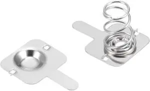 50 Pairs AA Battery Positive Negative Conversion Spring Contact Nickeling Plate 12mmx10mm