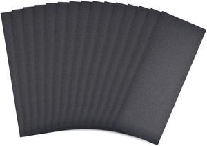 280 Grits Wet Dry Sandpaper, 9 x 3.7" Waterproof Sandpaper Sheets Silicon Carbide 15pcs