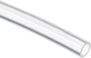 Silicone Tubing 4mm ID X 6mm OD 6.56ft 2m Flexible Silicon Rubber Tube Air Hose Pipe for Pump Transfer Clear