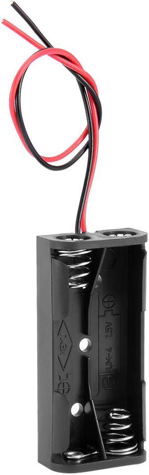 3V Battery Holder Case Storage Box 2 x 1.5V AAA Batteries Wire Leads