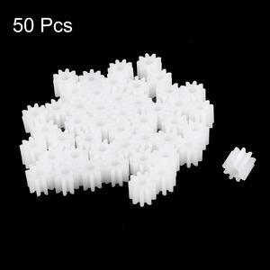 50Pcs 092A Plastic Gear Accessories with 9 Teeth for DIY Car Robot Motor