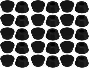 30pcs 8mm Inner Dia Conical Bumper Pad Rubber Feet 21mm x 16mm x 10mm