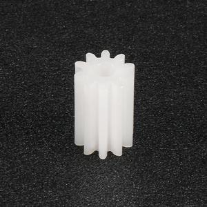 20 Pcs 102A Plastic Gear Accessories 9mm OD with 10 Teeth for DIY Car Robot Motors