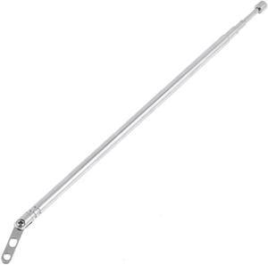 61.5cm Stainless Steel 4 Section AM FM Radio Telescopic Antenna