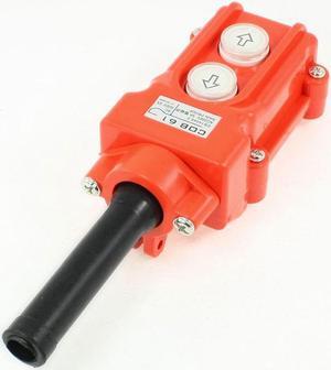 Unique Bargains Rainproof Crane Hoist Up-down Pushbutton Switch 250V 5A 500V 2A COB-61