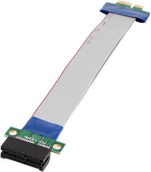 High Speed PCI-E 1X Riser Card Extender Extension Ribbon Flex Cable Adapter