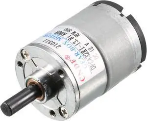 GA32RI DC 12V 500RPM 6mm Dia Shaft Speed Reducing Gearbox Motor