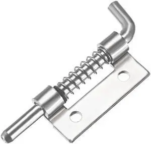 10pcs Carbon Steel Lock Bolt Spring Loaded Pin Latch 56mm Long (Left)