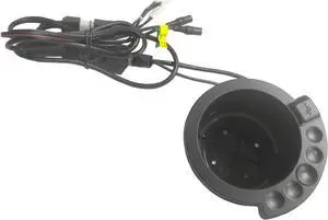 LED 7 Function Touch Cup Holder with Lumbar and Headrest Controls With USB