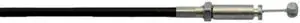 Adjustable Recliner Handle Cable 3.5 inch to 4 inch Exposed Wire, S-Tip, 6mm Barrel, 33" Overall Length