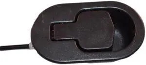 Flapper Recliner Release Handle, 3"  Exposed Wire, 43.37" Length, S Tip