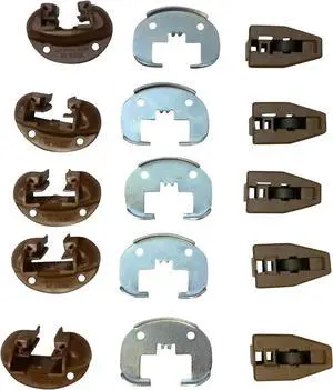 5 Sets of Kenlin Rite-Track II Drawer Guide With Metal Backing for Slide Style Drawers found in Dressers and other Furniture