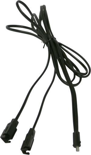 KD 2 Pin Splitter Y-Cable Connect Two Motors to One Transformer Extension Cable For Electric Recliner Sofa Sectional 60"