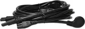 AC W Cable,  17 feet, 3 AC Connections from One Outlet