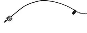 Replacement Recliner Handle Cable 2.5" Exposed Wire, S-Tip, 3mm Barrel, 28" Overall Length