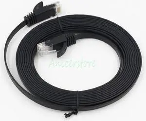 RJ45 CAT6a Cat6 Flat Ethernet Patch Network Lan Cable 10M 32.8FT