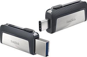 wholesale 2* SanDisk 128GB OTG Type-C Ultra Dual USB 3.1 Flash Pen thumb Drive SDDDC2 150MB/s