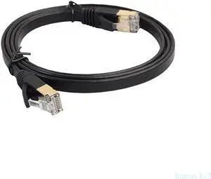 3.3FT/6.6FT/10FT/15FT/33FT/49.2FT  CAT7 10 Gigabit 600Mhz Flat Ethernet Shielded (SSTP) Cable Modem Router RG45 LAN Network Cord