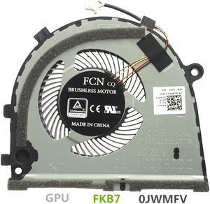 New 4 pin GPU Cooling fan for Dell G3-3579 3779 G5 5587 Gaming Laptop  FKB7 OJWMFV  DC28000KVF0 DFS551205ML0T TP