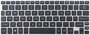 New Laptop replacement keyboard for Toshiba H000073680 0KN0-BO1US33 9Z.N8PSU.601 NSK-TW6SU 01  US Black color without frame