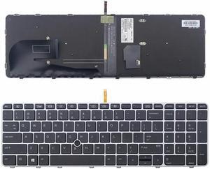 New Laptop backlit keyboard for HP ZBook 15u G3 821195-001 836623-001 US layout Black Color With Mouse Point