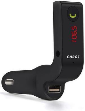New USB Car MP3 Players 1PC G7 Hands-free Bluetooth Car Kit FM Transmitter USB Charger Adapter MP3 Player High Quality (Black)
