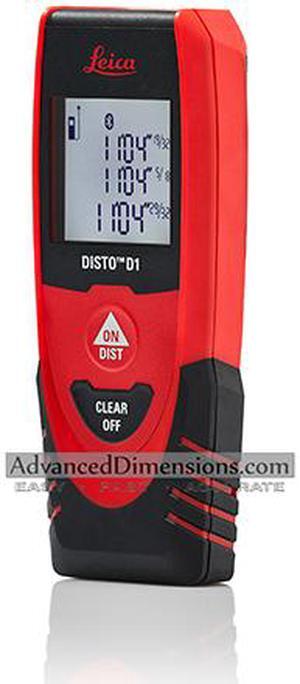 Leica's newest laser distance measuring tool, the Leica DISTO D1. Accuracy that will leave your tape measure on your belt, and functionality that will keep your pencil at home.