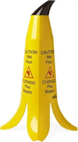 Floor Safety Cone, Caution Wet Floor- Pkg Qty 6