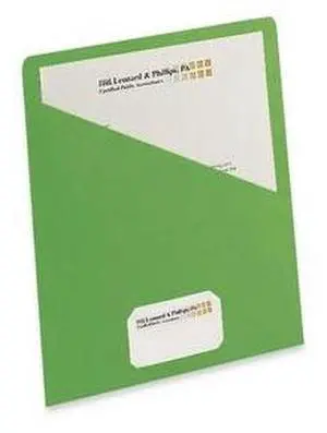 Smead Slash Jacket 9-3/4"x11-1/2" 25/PK 11 Pt Green 75432