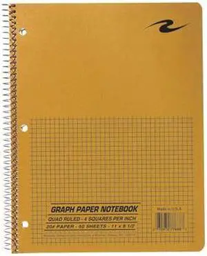 ROARING SPRING 77688 Lab Notebook,8-1/2 in. x 11 in.,Brown
