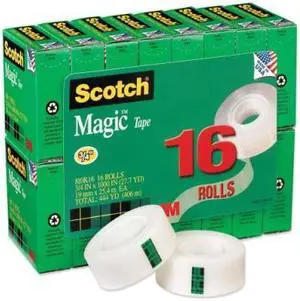 Office Tape,Matte Acetate,PK16 SCOTCH 810K16
