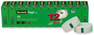 Scotch-brite Scotch Magic Invisible Tape Refills MMM810K12