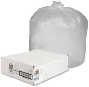 Genuine Joe Can Liners 16 Gal 6mic/.20mil 24"x31" 1000/CT Translucent 70011