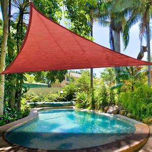 11 Ft 97% UV Block HDPE Triangle Sun Shade Sail Canopy Outdoor Patio Pool Yard