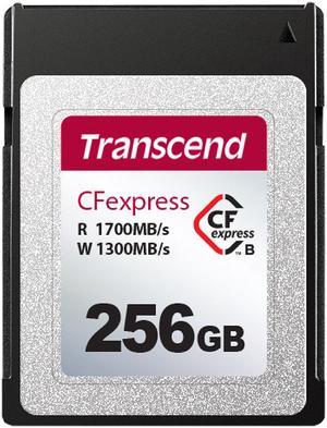 256GB Transcend CFexpress 820 Type B Memory Card 1700MB/s Read 1300MB/sec Write