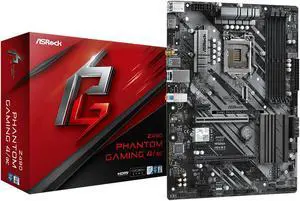 ASRock Phantom Gaming 4/ac Z490 Intel ATX DDR4-SDRAM Motherboard