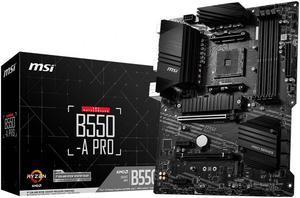 MSI AMD B550 Pro Socket AM4 ATX DDR4-SDRAM Motherboard