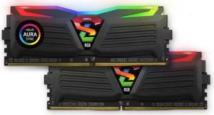 16GB GeIL Super Luce RGB SYNC DDR4 3600MHz PC4-28800 CL18 Dual Channel Kit (2x 8GB) Black