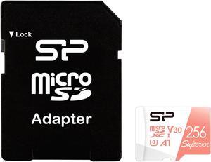 256GB Silicon Power Superior microSDXC UHS-I 4K Ultra HD Memory Card