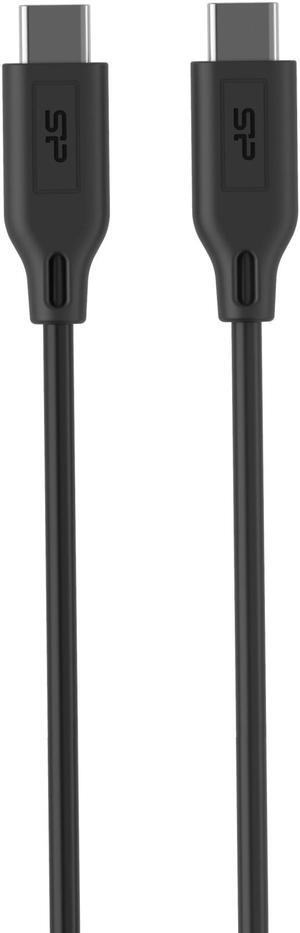 Silicon Power 100cm Boost Link PVC LK15CC USB Cable Type-C to Type-C Black