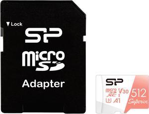 512GB Silicon Power Superior microSDXC UHS-I 4K Ultra HD Memory Card