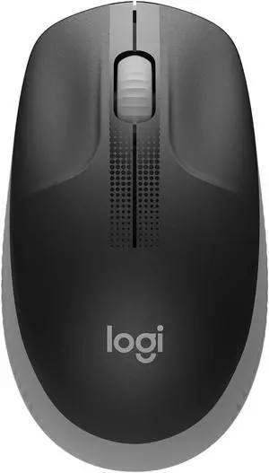 Logitech M190 Full-Size Wireless Mouse - Grey