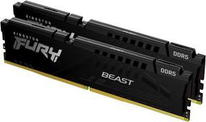 Kingston Fury Beast 64GB 2 x 32GB DDR5 SDRAM Memory Kit KF552C40BBK264