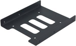 NEON Internal 2.5-inch to 3.5-inch SSD/HDD Metal Mounting Bracket (Black) Including Mounting Screws