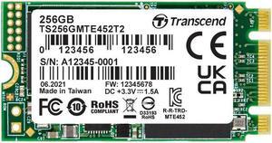 256GB Transcend MTE452T M.2 2242 PCIe Gen3x2 SSD 3D TLC Flash Industrial