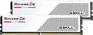 64GB G.Skill DDR5 Ripjaws S5 6000MHz CL30 Dual Channel Kit 2x 32GB White