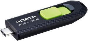 128GB AData USB3.2 UC300 Type-C USB Flash Drive Black/Green