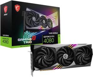 MSI Gaming X Trio NVIDIA GeForce RTX 4080 16GB GDDR6X Graphics Card