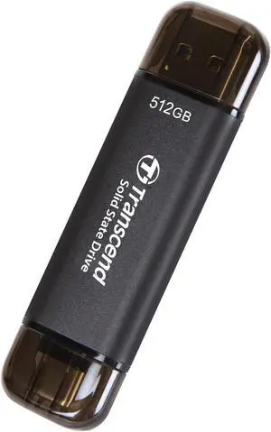 512GB Transcend ESD310C Dual USB Portable SSD (USB Type-A and Type-C)